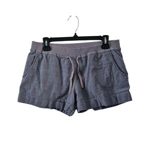 Forever 21 Blue Cuffed Casual Shorts Medium Mid Rise Pull On